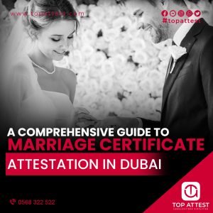 Attestation for marriage certificate in UAE 